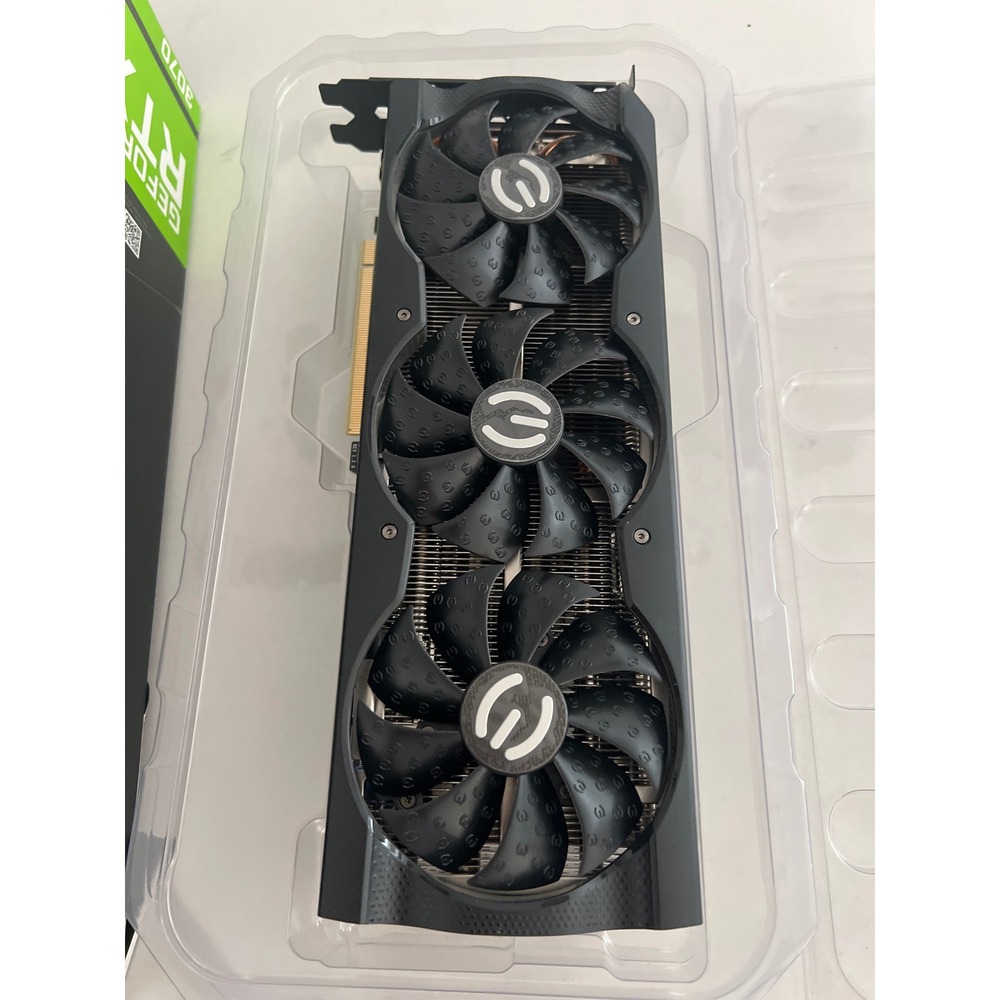 EVGA GeForce RTX 3070 XC3 Ultra Gaming 8GB GDDR6 LHR Graphics Card08G-P5-3755-KL - Picture 6 of 8